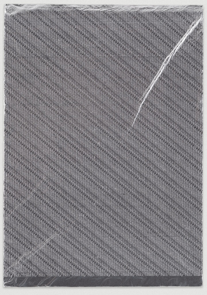 Aluminium-Sheet, embossed and titled: "Full Identity"